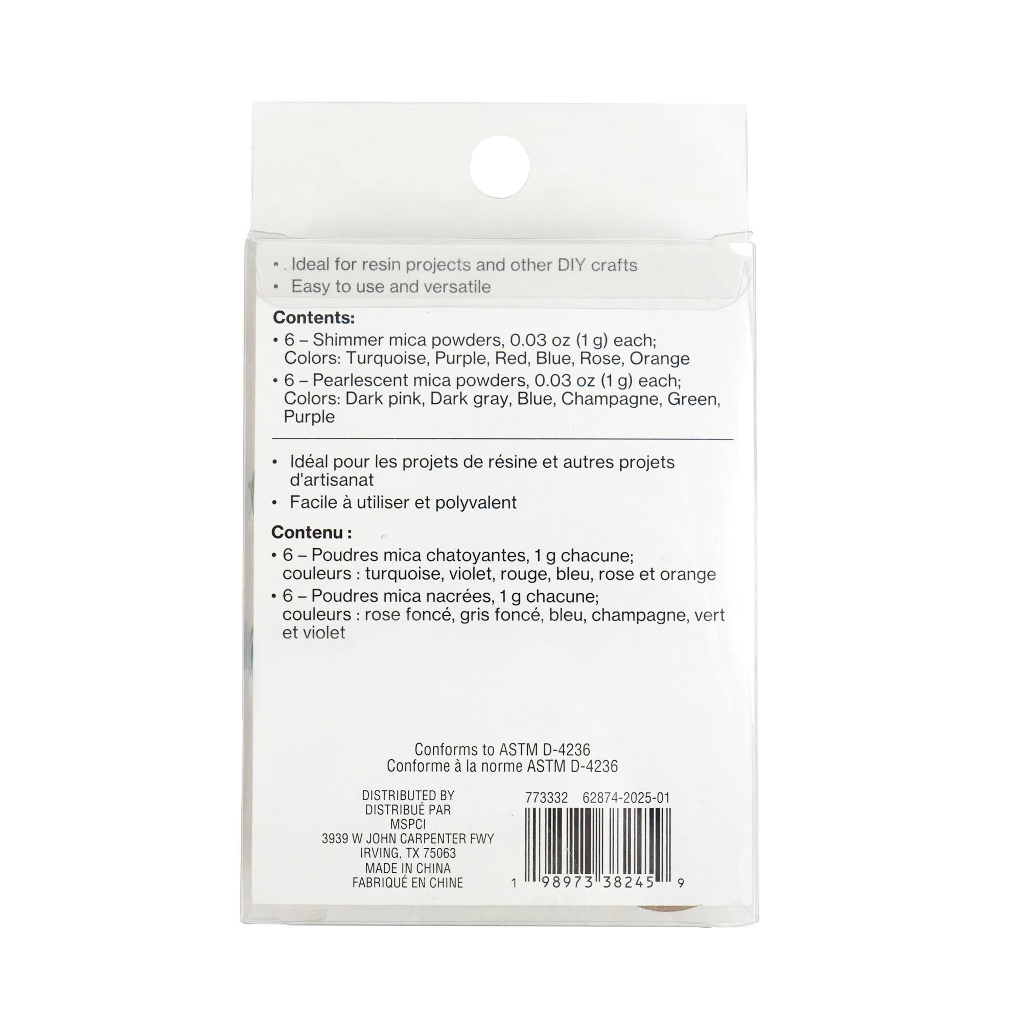Shimmer & Pearlescent Resin Powder Mix-Ins, 12ct. by Craft Smart™